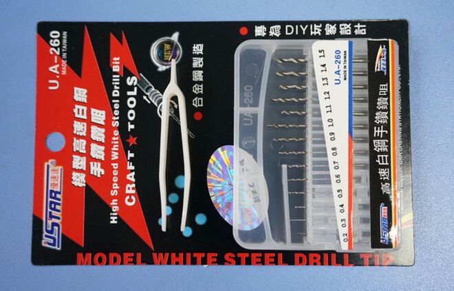 TW001-01203  迷你高速白钢手钻钻咀套装(14pcs) 