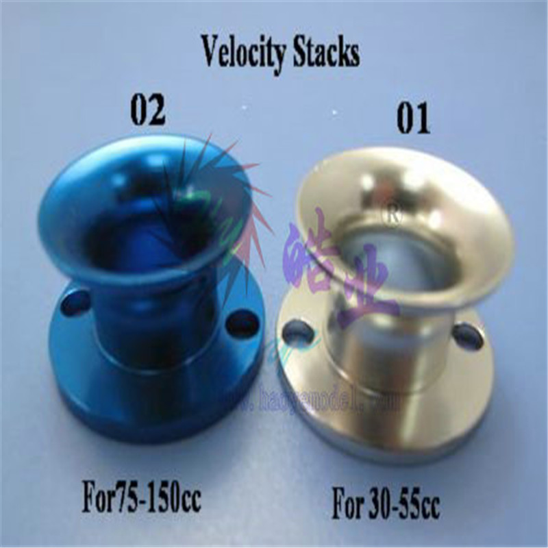 HY027-00401~401C  CNC Alu Velocity Stacks For Gas Engine