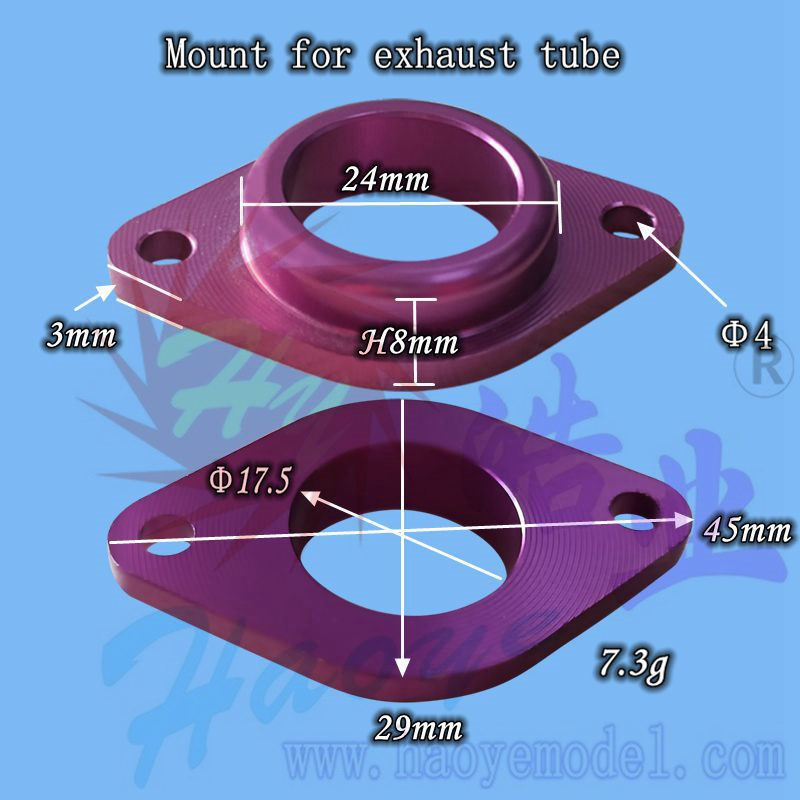HY038-04101 Fixed washer of Alu vent-pipe tail for boat