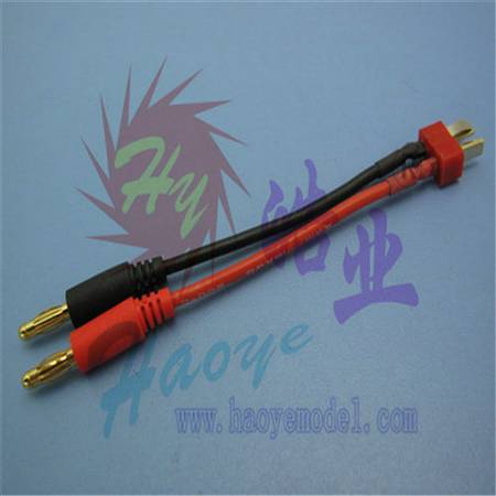 HY022-02406  T型头+4.0香蕉头