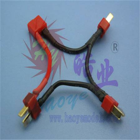HT022-02502  T型插头四通转接线