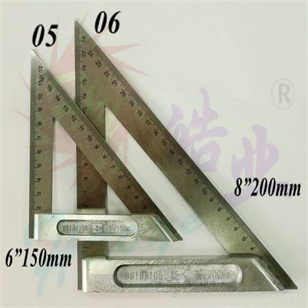HY013-11905~11906  不锈钢三角尺