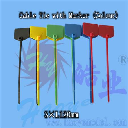 HY013A-02404A  Cable Tie with Marker