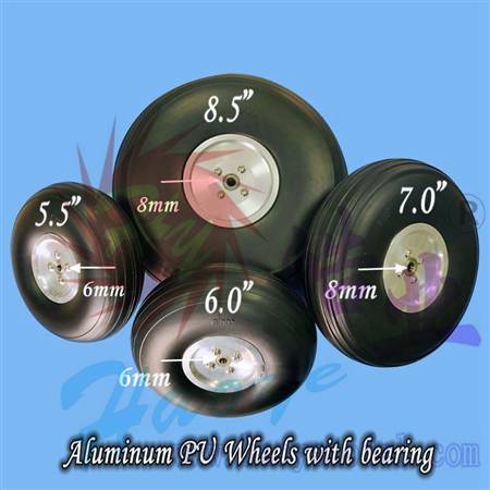 HY006-04801~04804 Aluminum PU Wheels with bearing