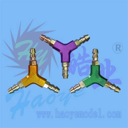 HY005-01206 金属Y型油三通/水三通/三通连接器
